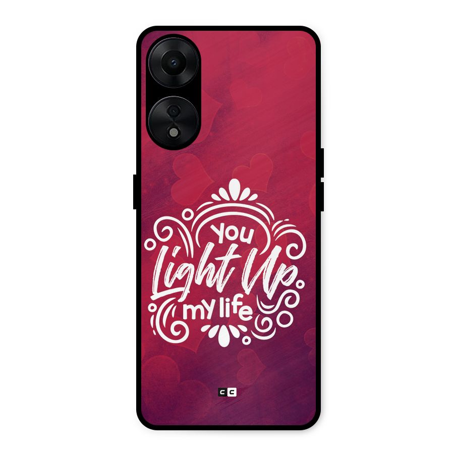 Light Up My Life Metal Back Case for Oppo A78 5G