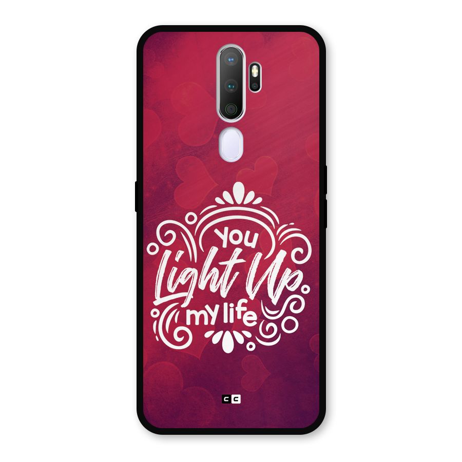 Light Up My Life Metal Back Case for Oppo A9 (2020)