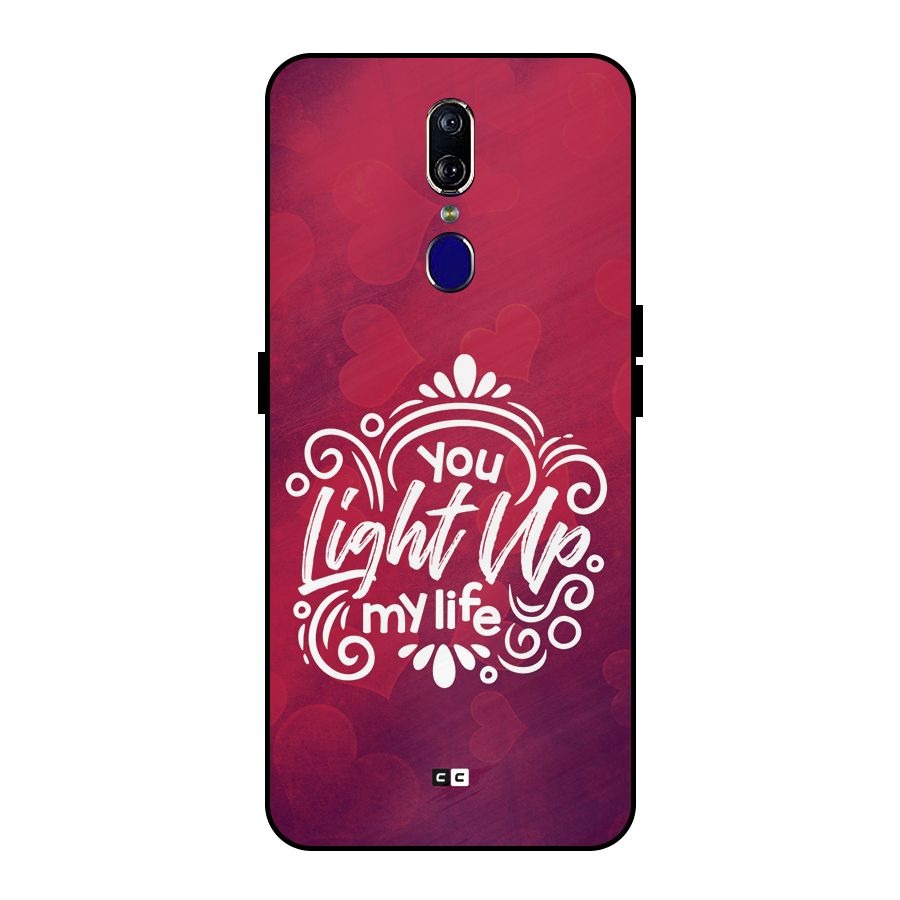 Light Up My Life Metal Back Case for Oppo F11