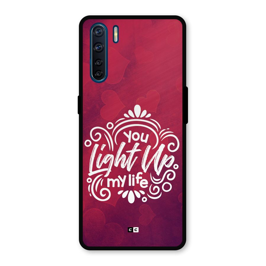 Light Up My Life Metal Back Case for Oppo F15