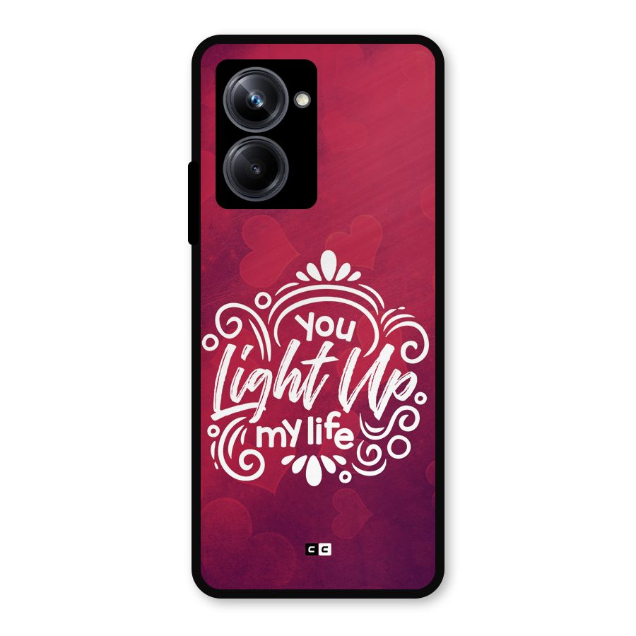 Light Up My Life Metal Back Case for Realme 10 Pro