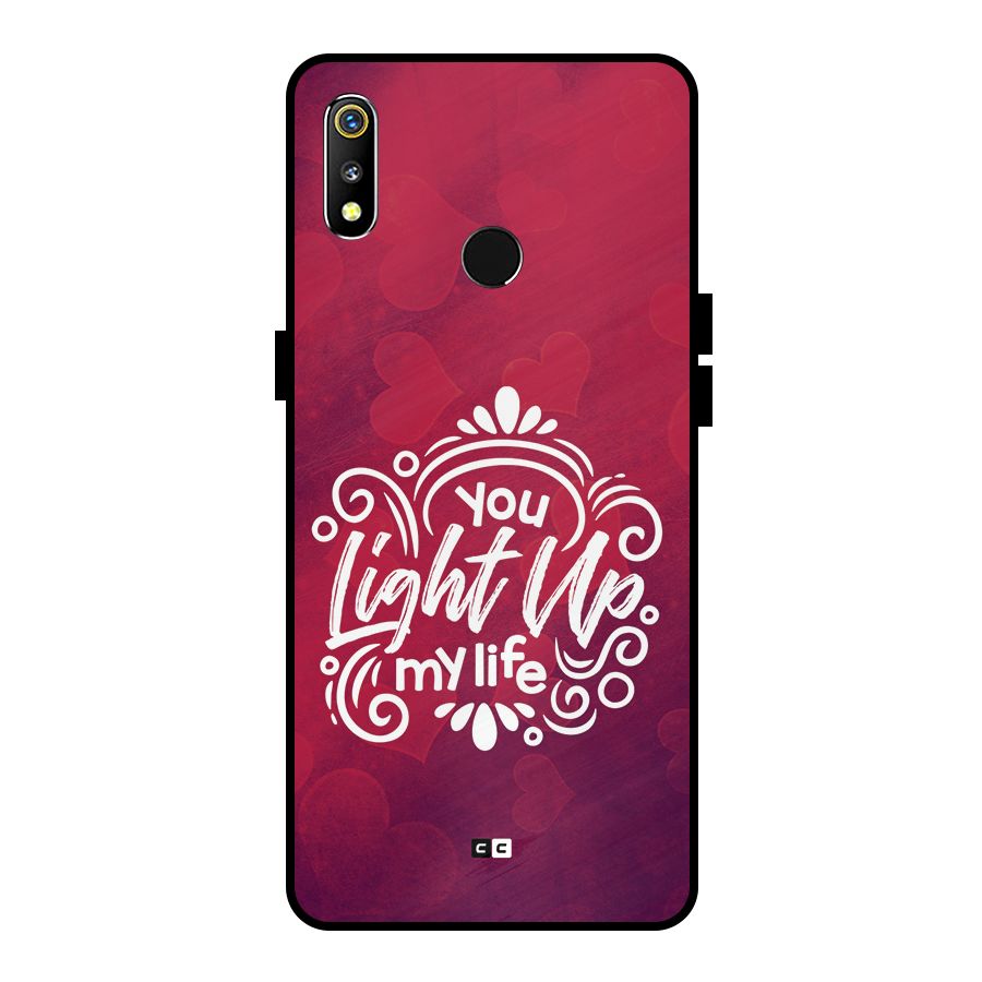 Light Up My Life Metal Back Case for Realme 3i