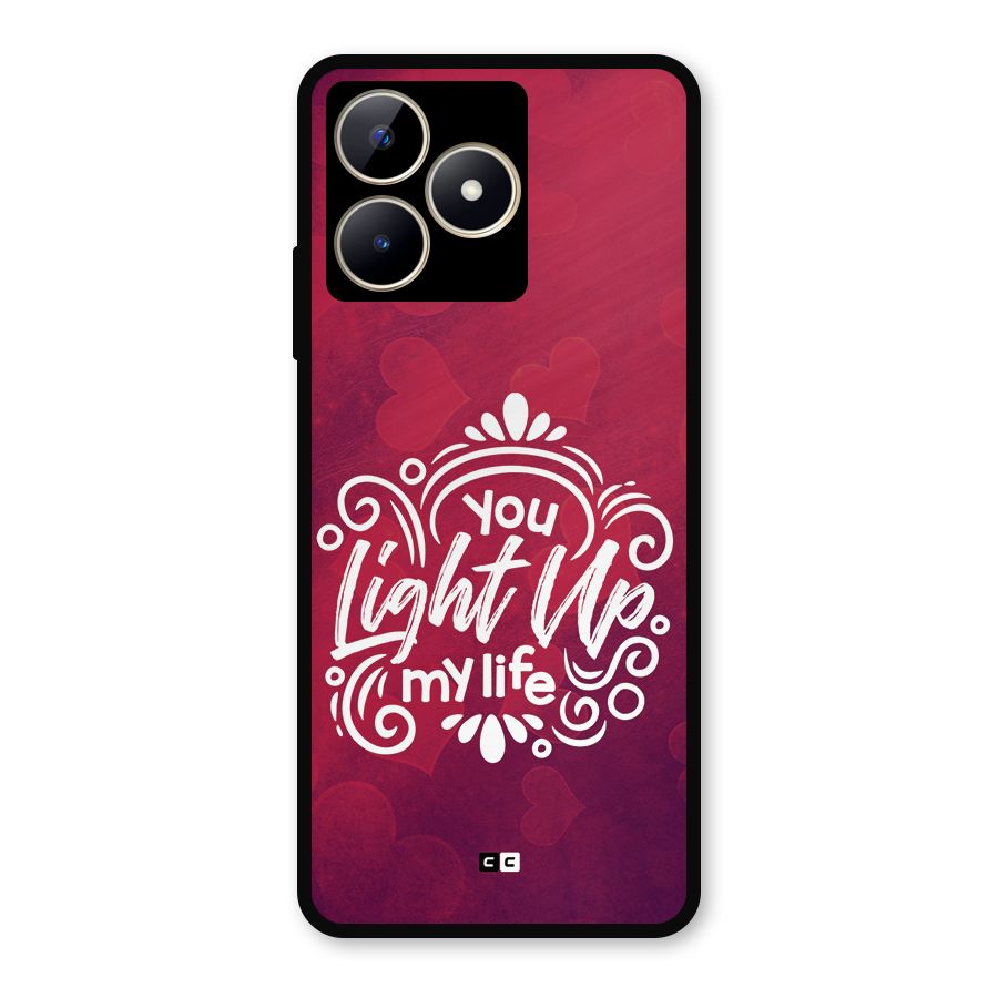 Light Up My Life Metal Back Case for Realme C53