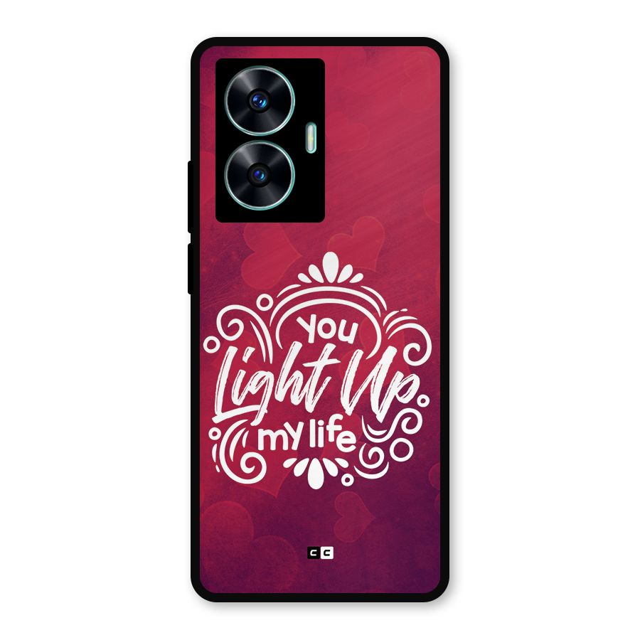 Light Up My Life Metal Back Case for Realme Narzo N55