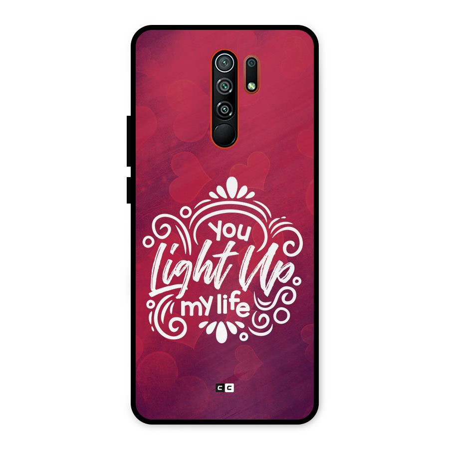 Light Up My Life Metal Back Case for Redmi 9 Prime