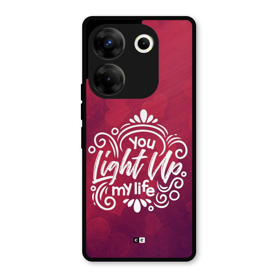 Light Up My Life Metal Back Case for Tecno Camon 20 Pro