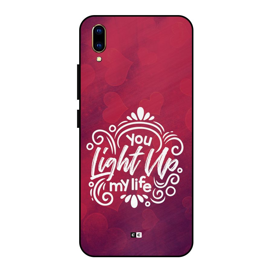Light Up My Life Metal Back Case for Vivo V11 Pro