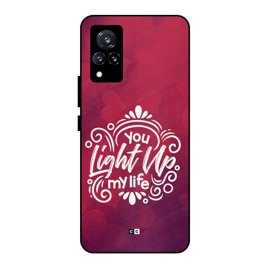 Light Up My Life Metal Back Case for Vivo V21 5G