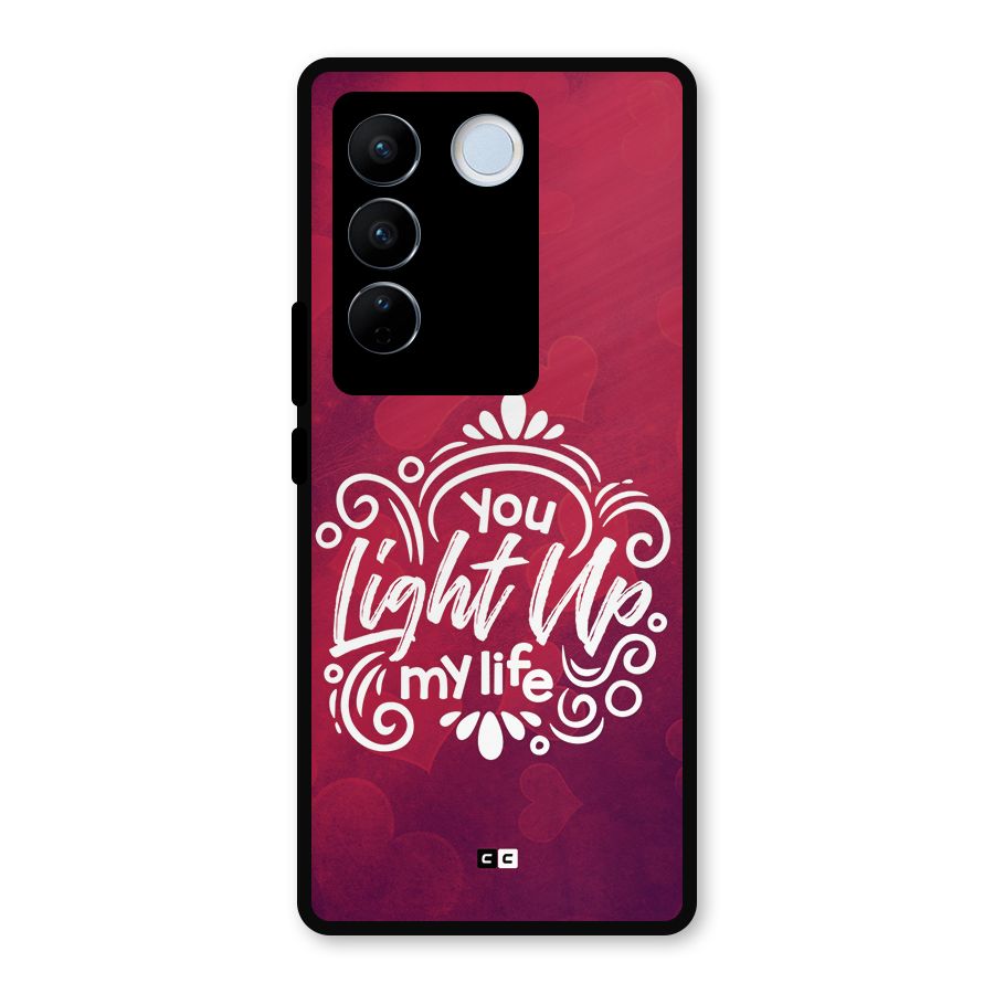 Light Up My Life Metal Back Case for Vivo V27