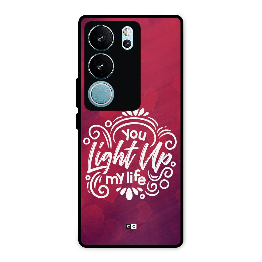 Light Up My Life Metal Back Case for Vivo V29 Pro