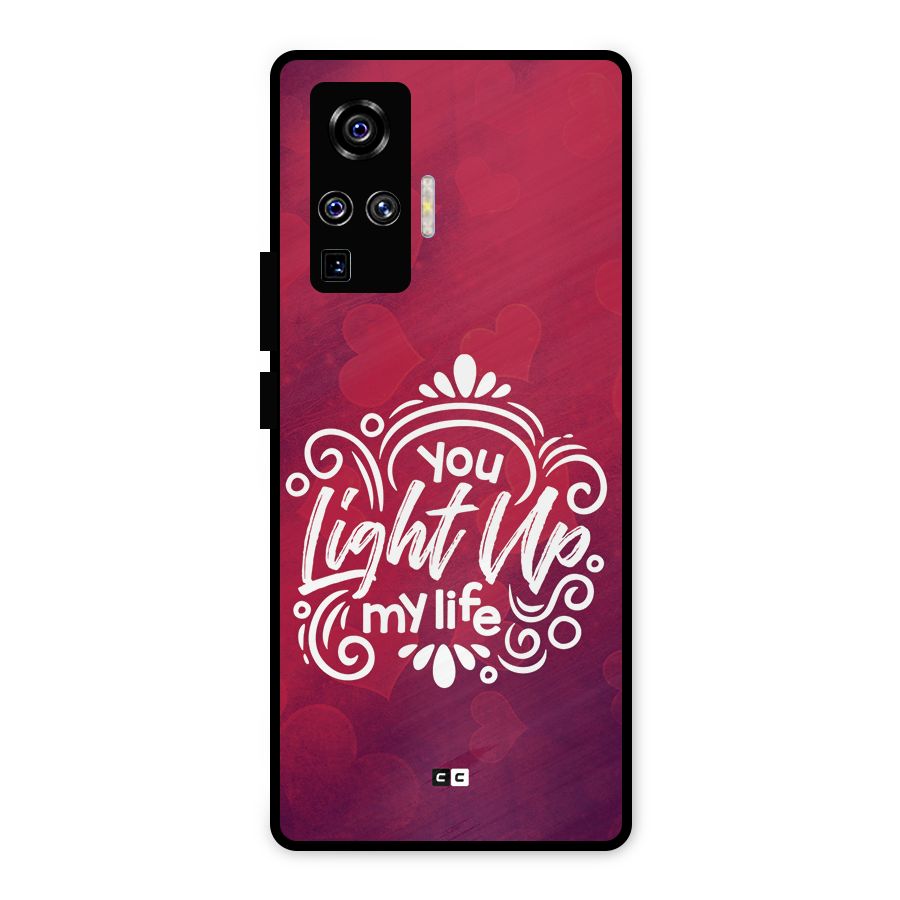 Light Up My Life Metal Back Case for Vivo X50 Pro