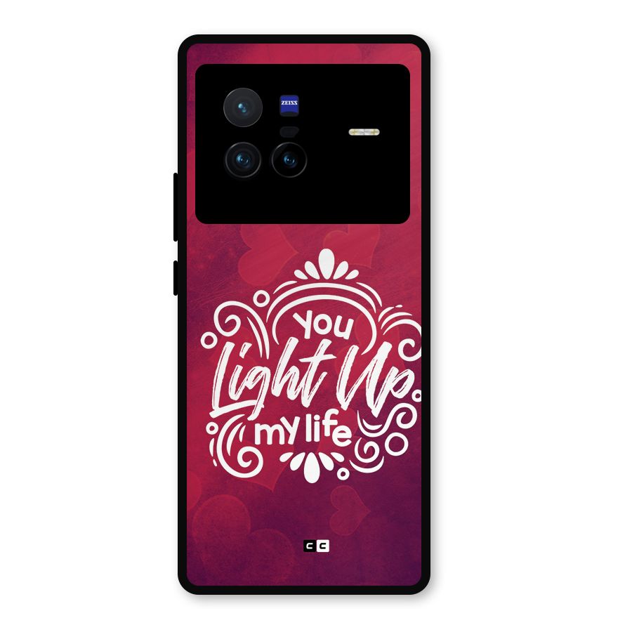 Light Up My Life Metal Back Case for Vivo X80