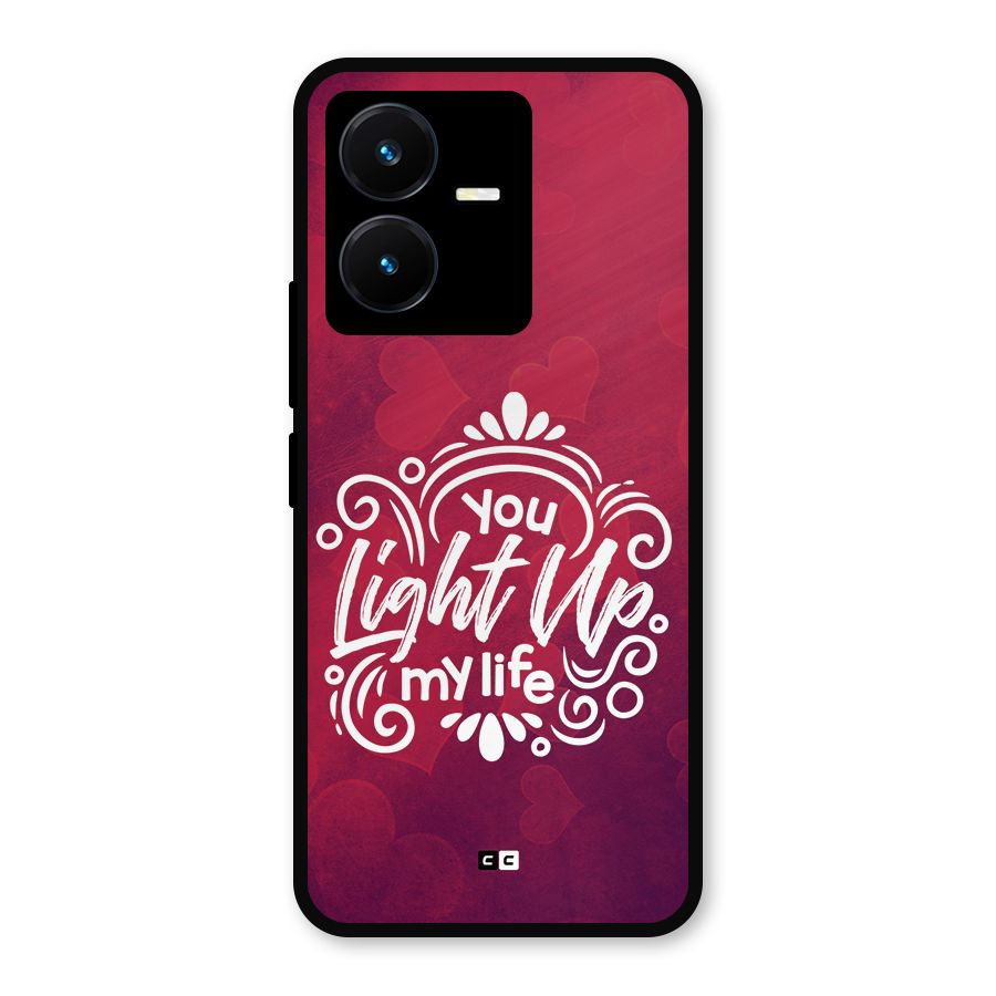 Light Up My Life Metal Back Case for Vivo Y22