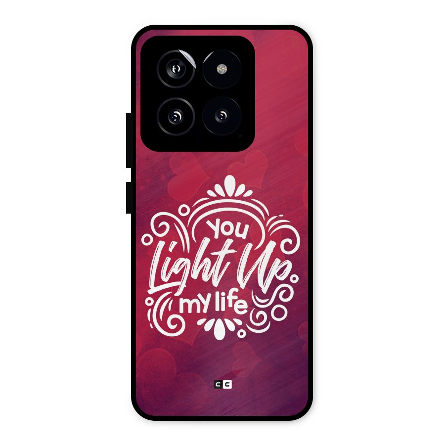 Light Up My Life Metal Back Case for Xiaomi 14