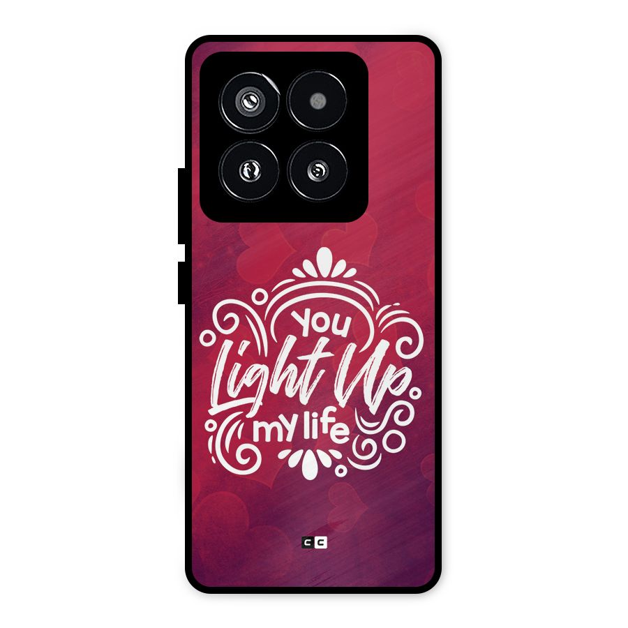 Light Up My Life Metal Back Case for Xiaomi 14 Pro