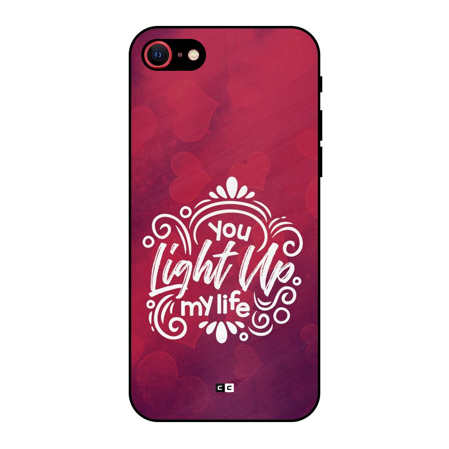 Light Up My Life Metal Back Case for iPhone SE 2020