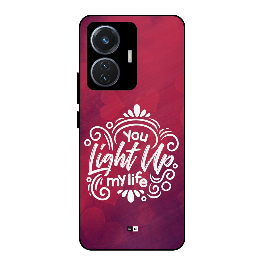 Light Up My Life Metal Back Case for iQOO Z6 44W