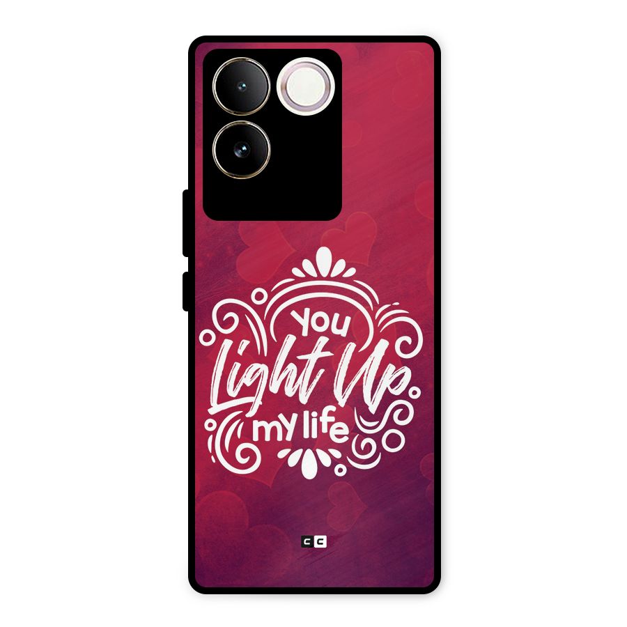 Light Up My Life Metal Back Case for iQOO Z7 Pro