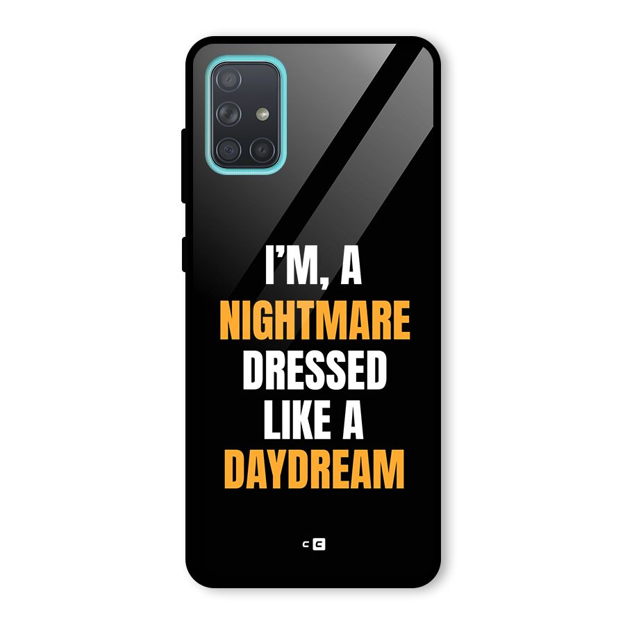 Like A Daydream Glass Back Case for Galaxy A71