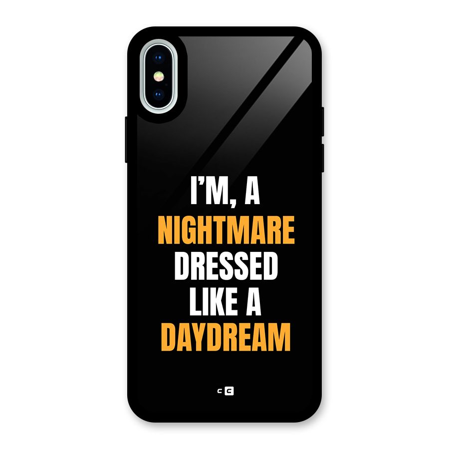 Like A Daydream Glass Back Case for iPhone X