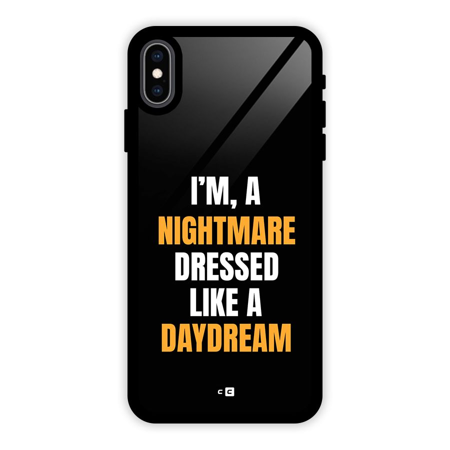 Like A Daydream Glass Back Case for iPhone XS Max