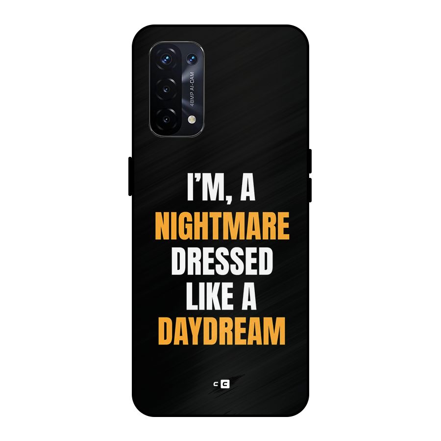 Like A Daydream Metal Back Case for Oppo A74 5G