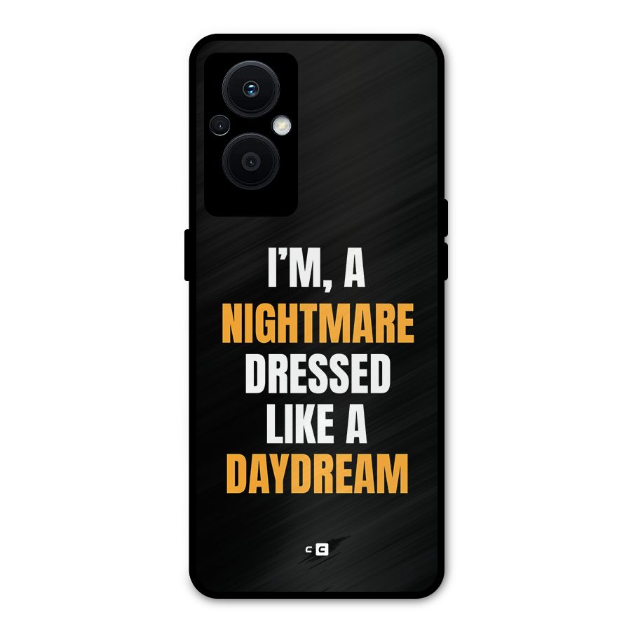 Like A Daydream Metal Back Case for Oppo F21 Pro 5G