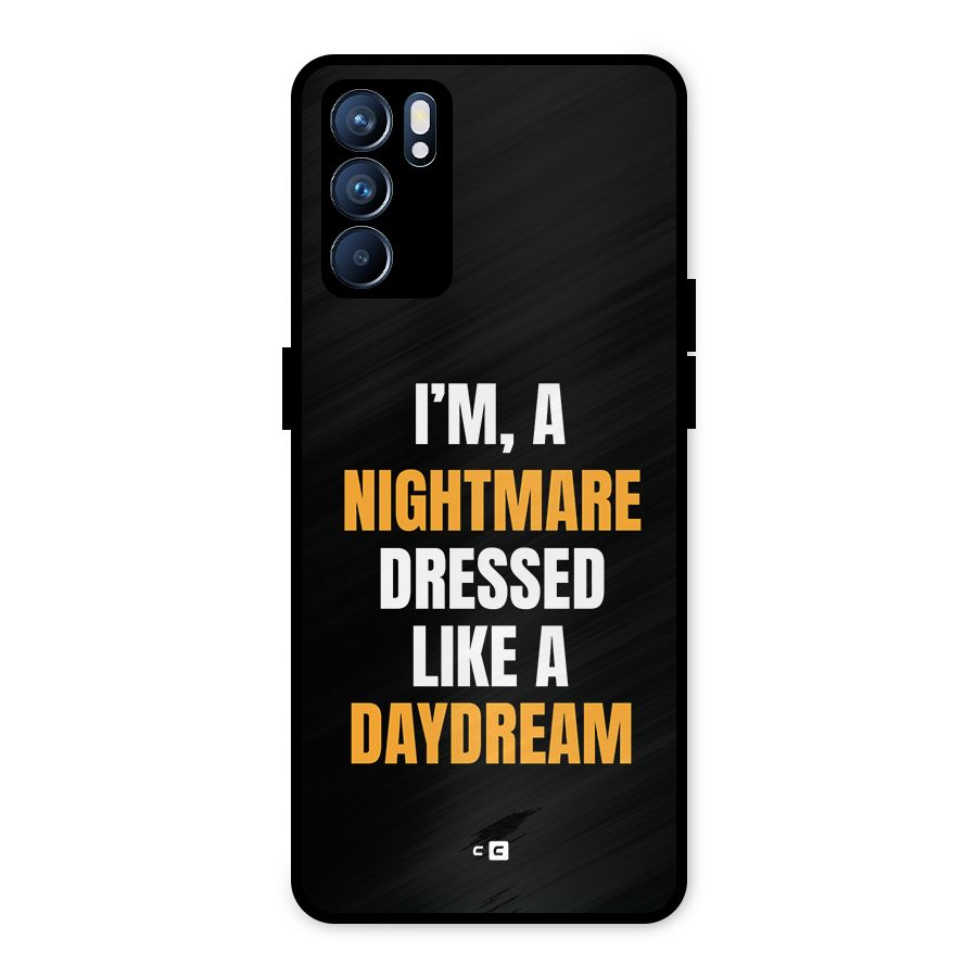 Like A Daydream Metal Back Case for Oppo Reno6 5G