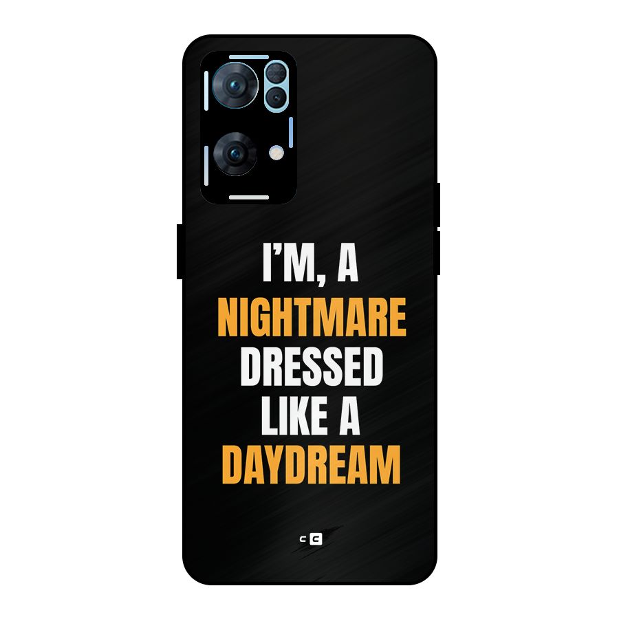 Like A Daydream Metal Back Case for Oppo Reno7 Pro 5G