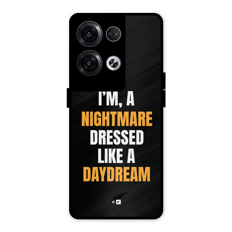 Like A Daydream Metal Back Case for Oppo Reno8 Pro 5G
