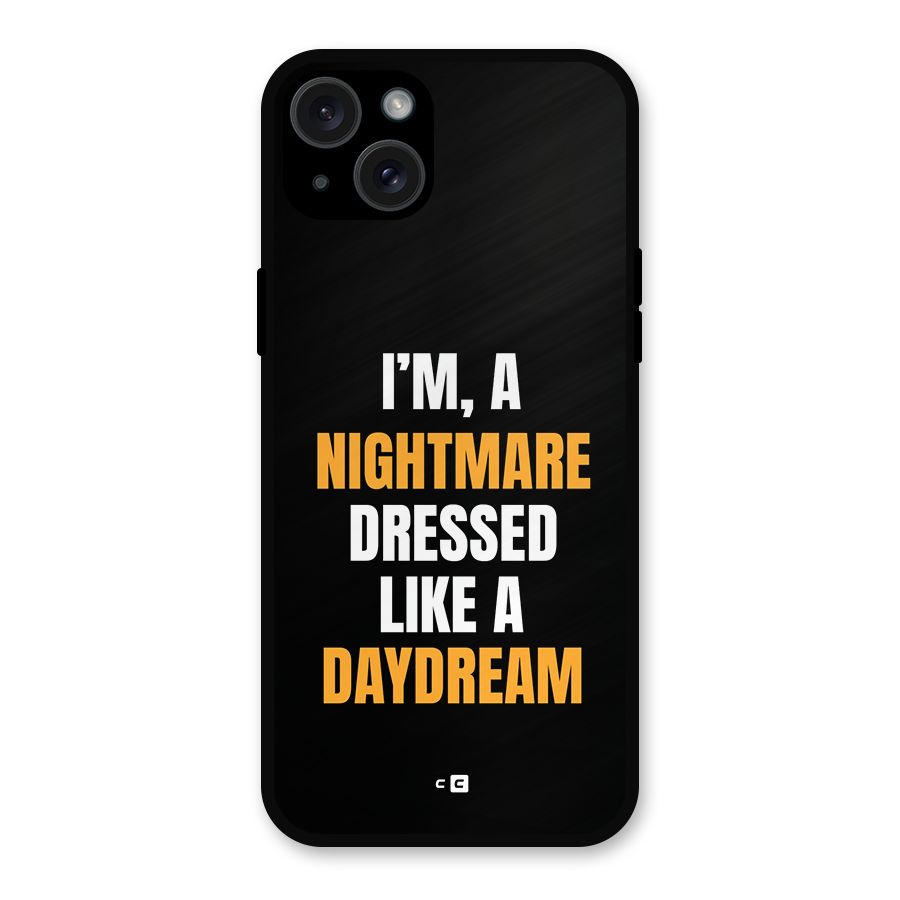 Like A Daydream Metal Back Case for iPhone 15 Plus