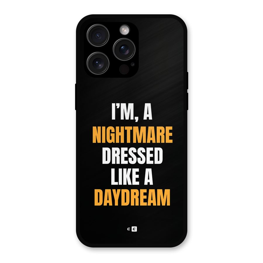 Like A Daydream Metal Back Case for iPhone 15 Pro Max