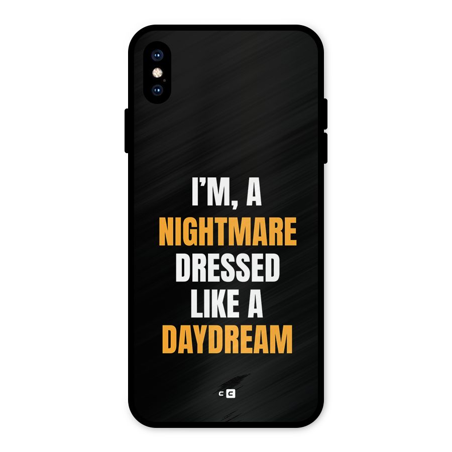 Like A Daydream Metal Back Case for iPhone XS Max