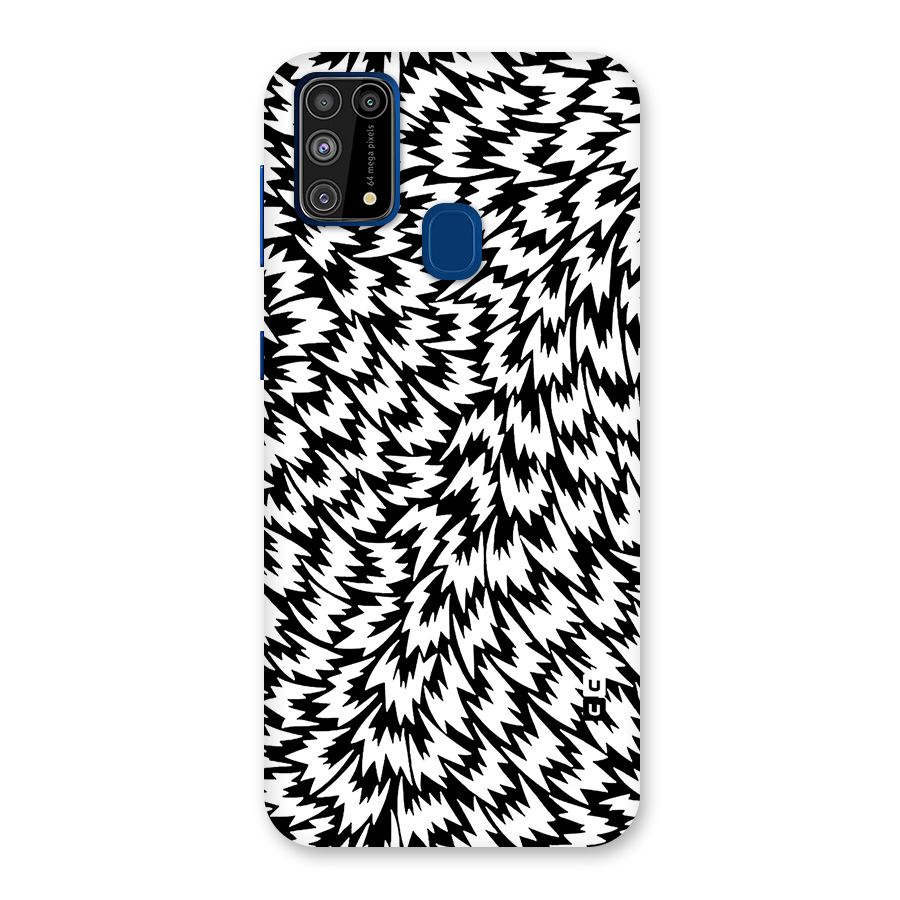Lion Abstract Art Pattern Glass Back Case for Galaxy F41