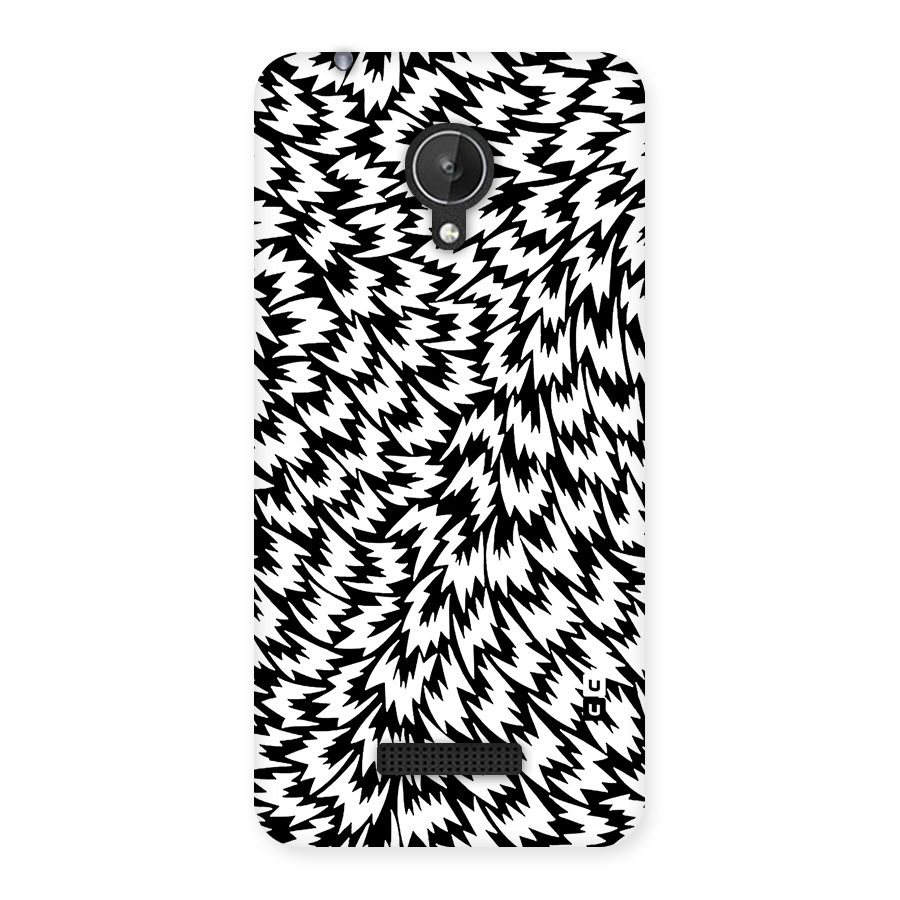 Lion Abstract Art Pattern Back Case for Micromax Canvas Spark Q380