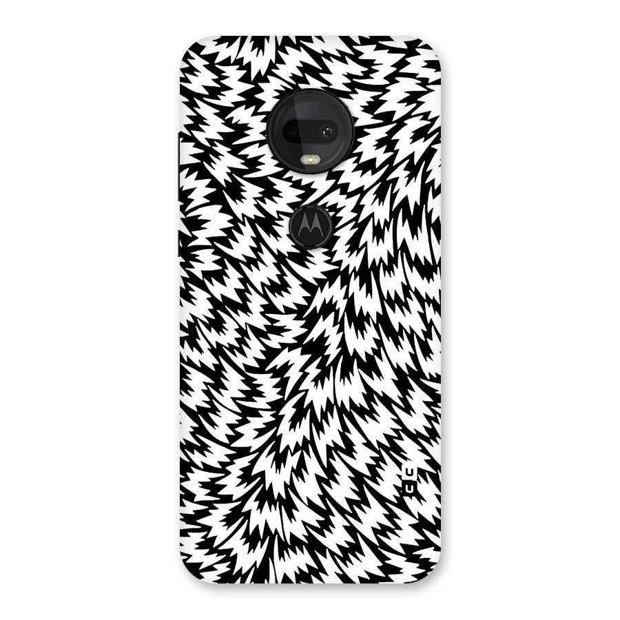 Lion Abstract Art Pattern Back Case for Moto G7