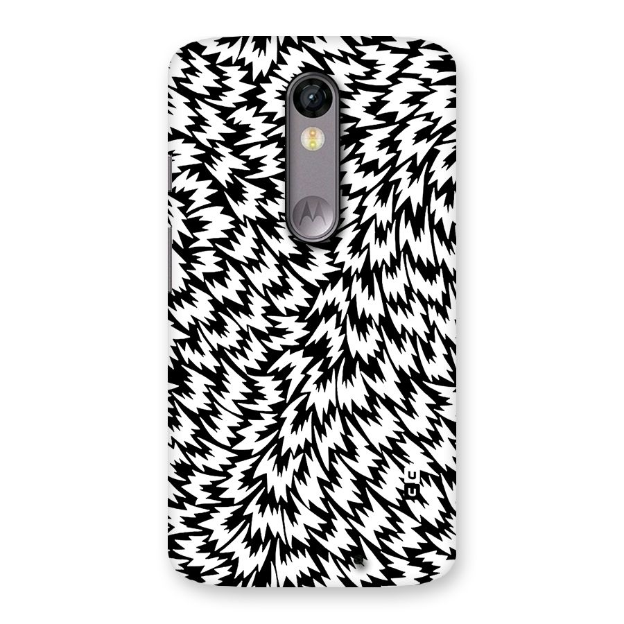 Lion Abstract Art Pattern Back Case for Moto X Force