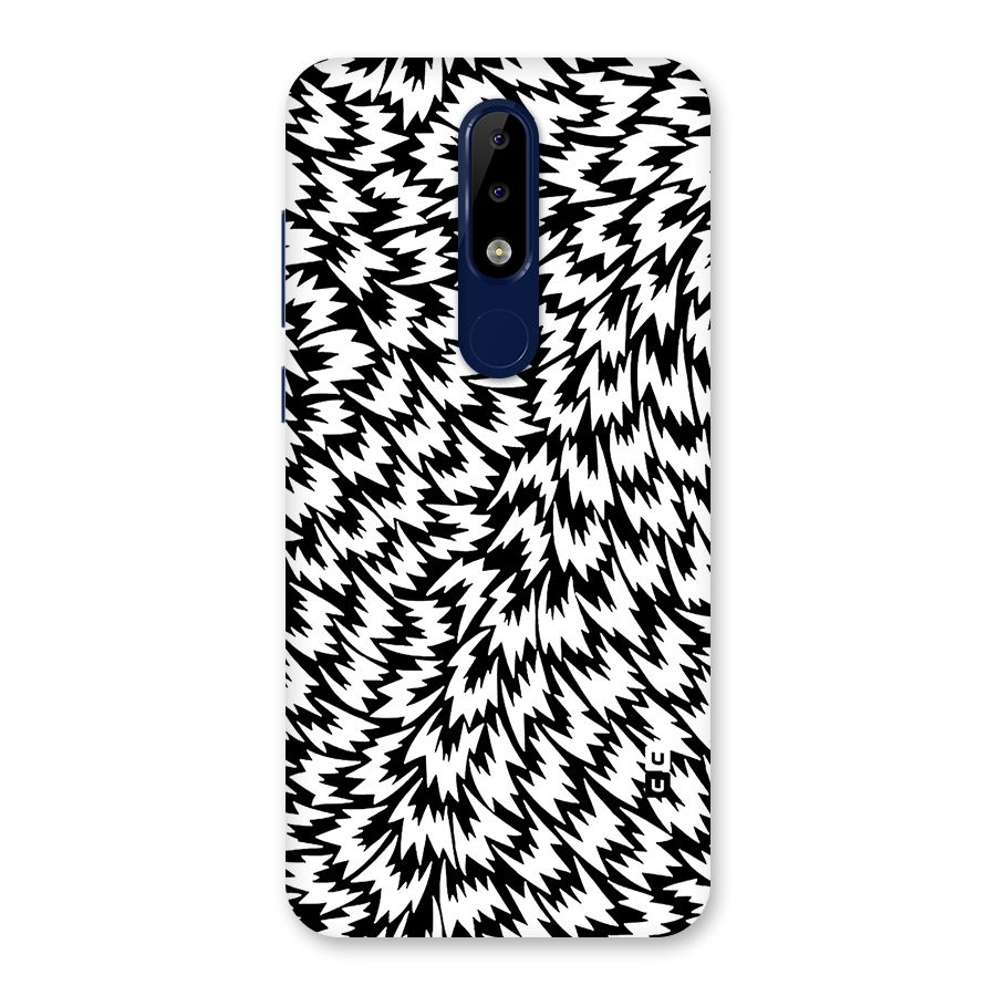 Lion Abstract Art Pattern Back Case for Nokia 5.1 Plus