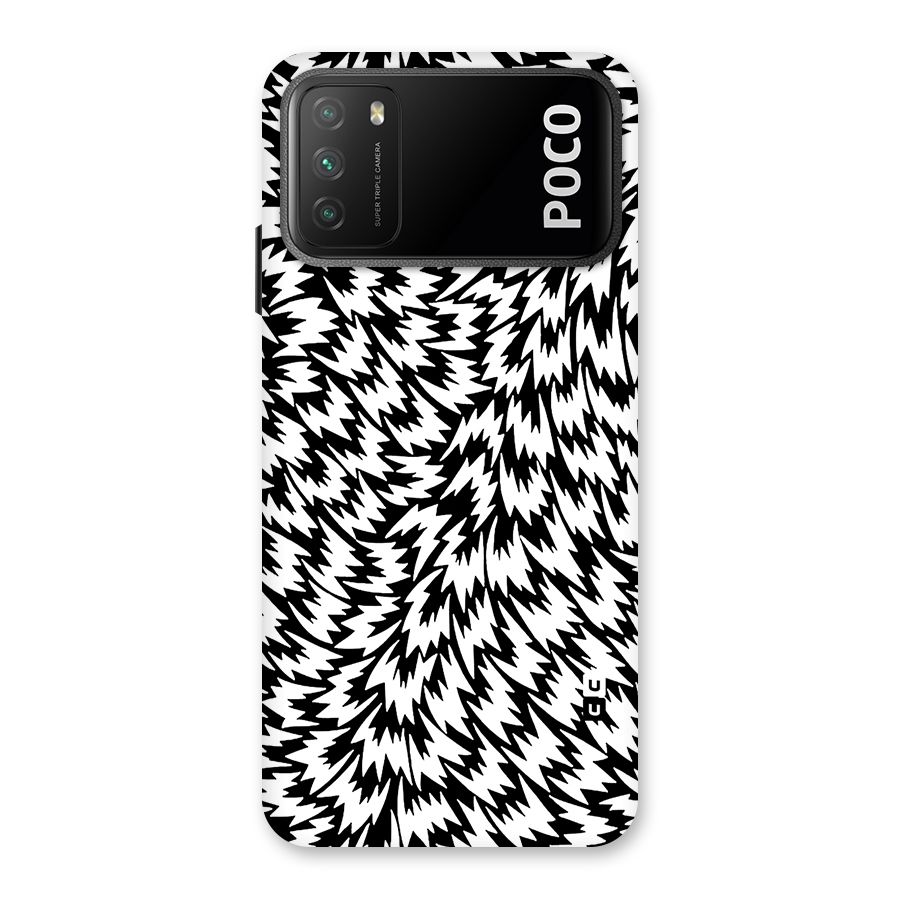 Lion Abstract Art Pattern Back Case for Poco M3