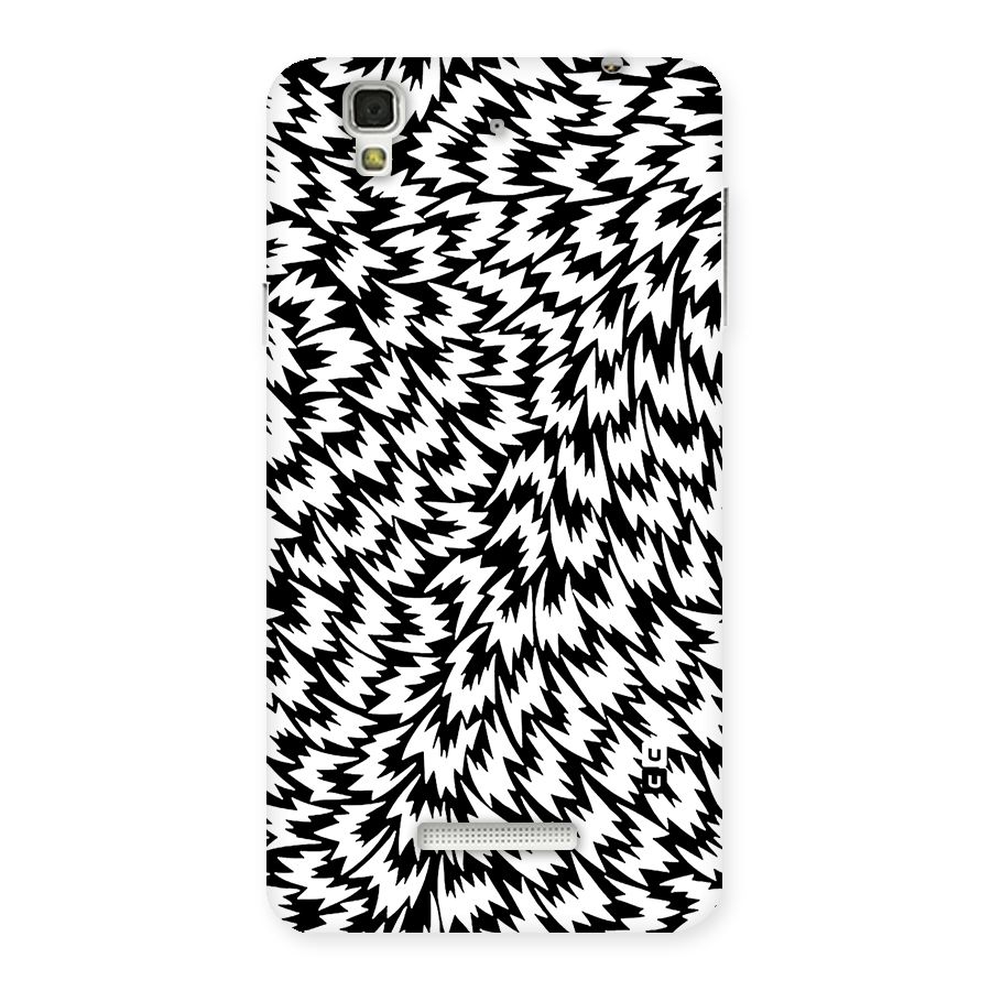 Lion Abstract Art Pattern Back Case for YU Yureka Plus