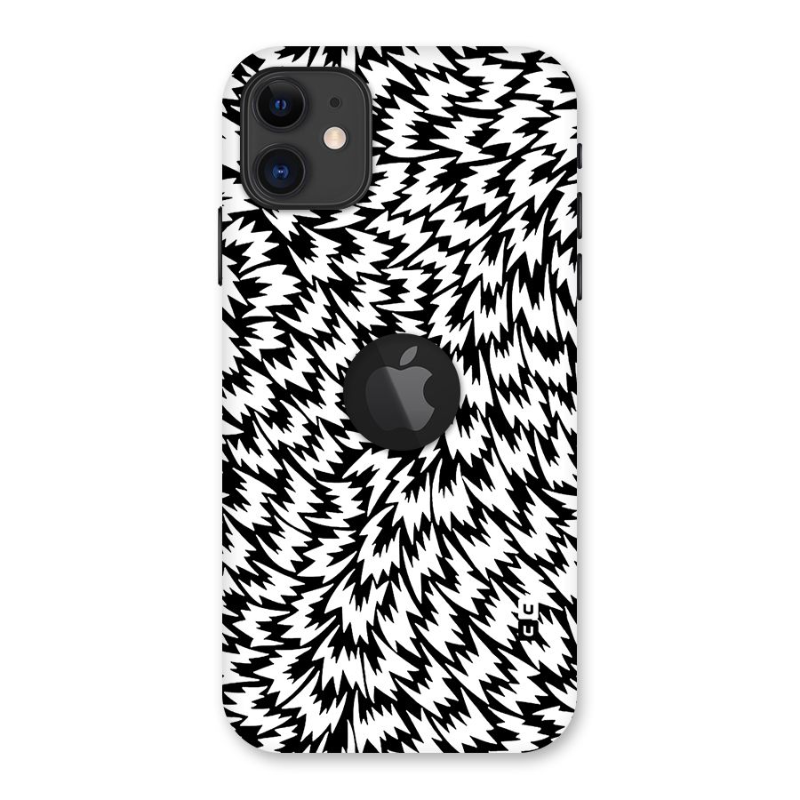 Lion Abstract Art Pattern Back Case for iPhone 11 Logo Cut