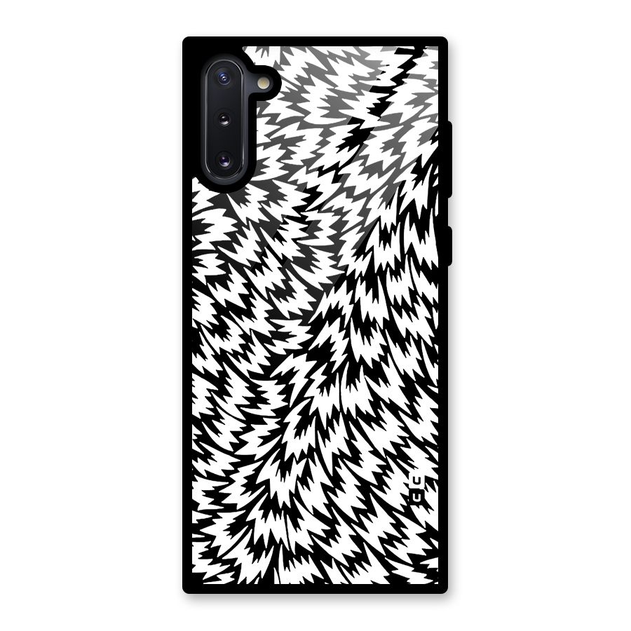 Lion Abstract Art Pattern Glass Back Case for Galaxy Note 10