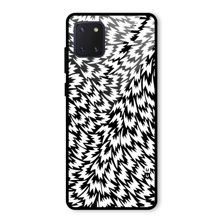 Lion Abstract Art Pattern Glass Back Case for Galaxy Note 10 Lite