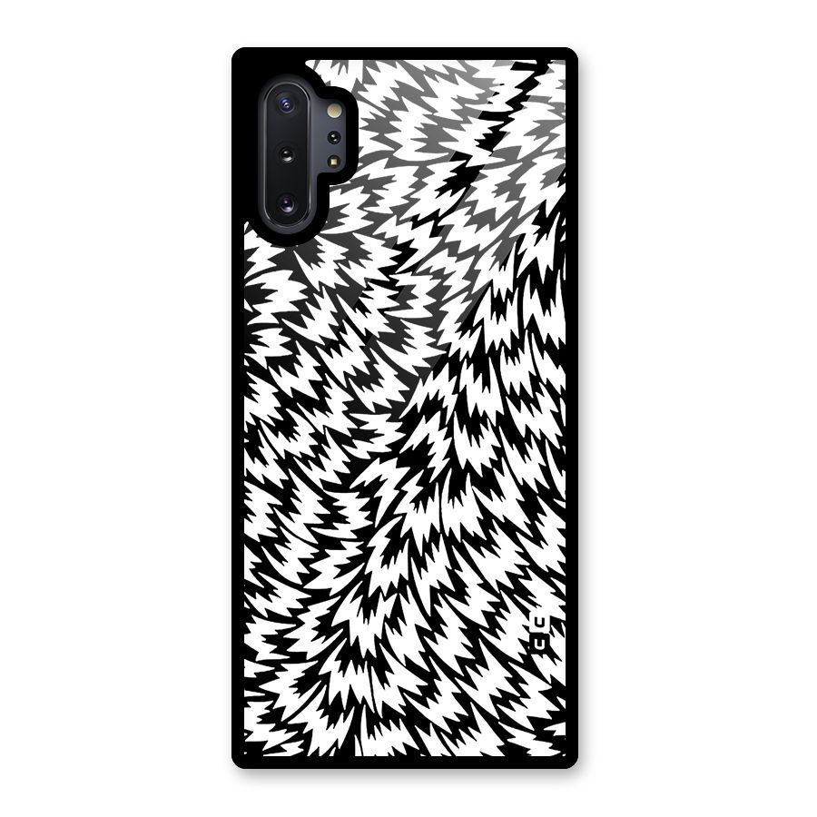 Lion Abstract Art Pattern Glass Back Case for Galaxy Note 10 Plus