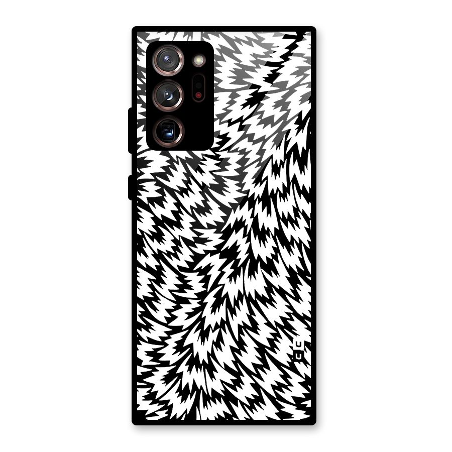 Lion Abstract Art Pattern Glass Back Case for Galaxy Note 20 Ultra