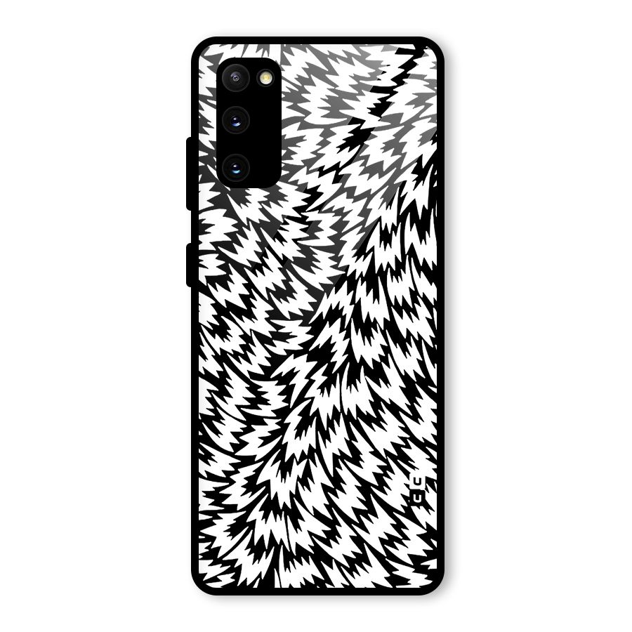 Lion Abstract Art Pattern Glass Back Case for Galaxy S20 FE