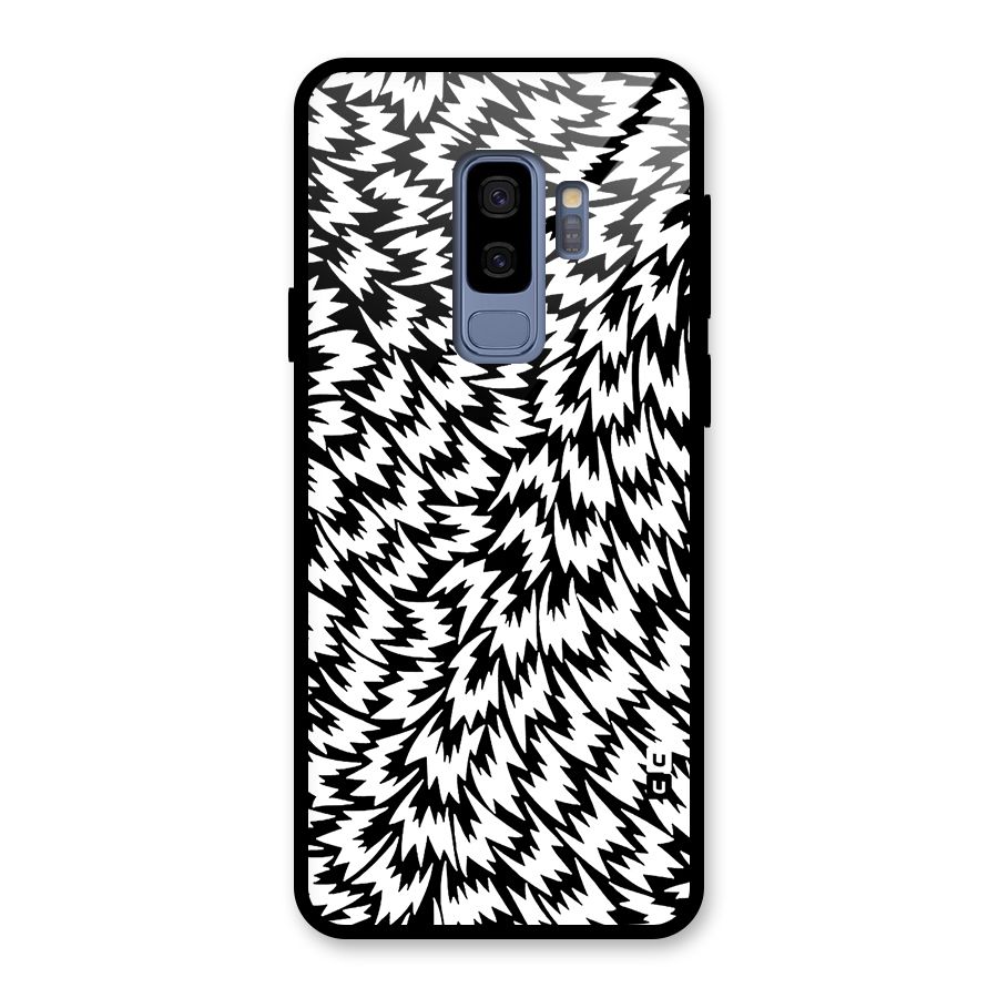 Lion Abstract Art Pattern Glass Back Case for Galaxy S9 Plus