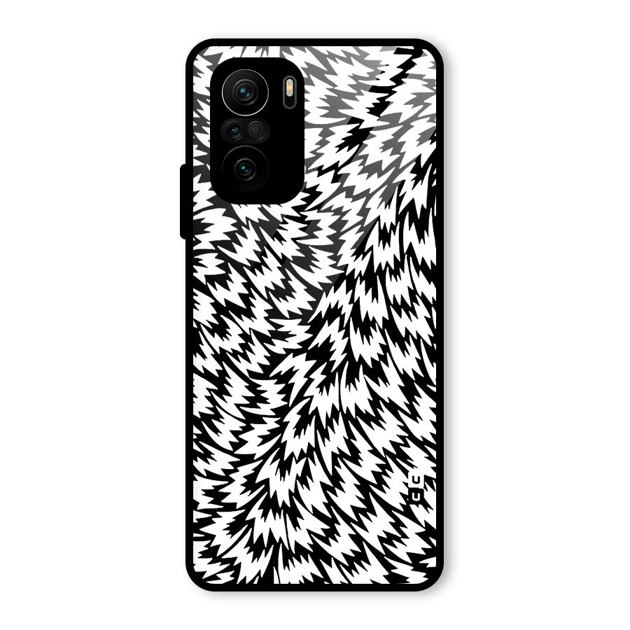 Lion Abstract Art Pattern Glass Back Case for Mi 11X Pro