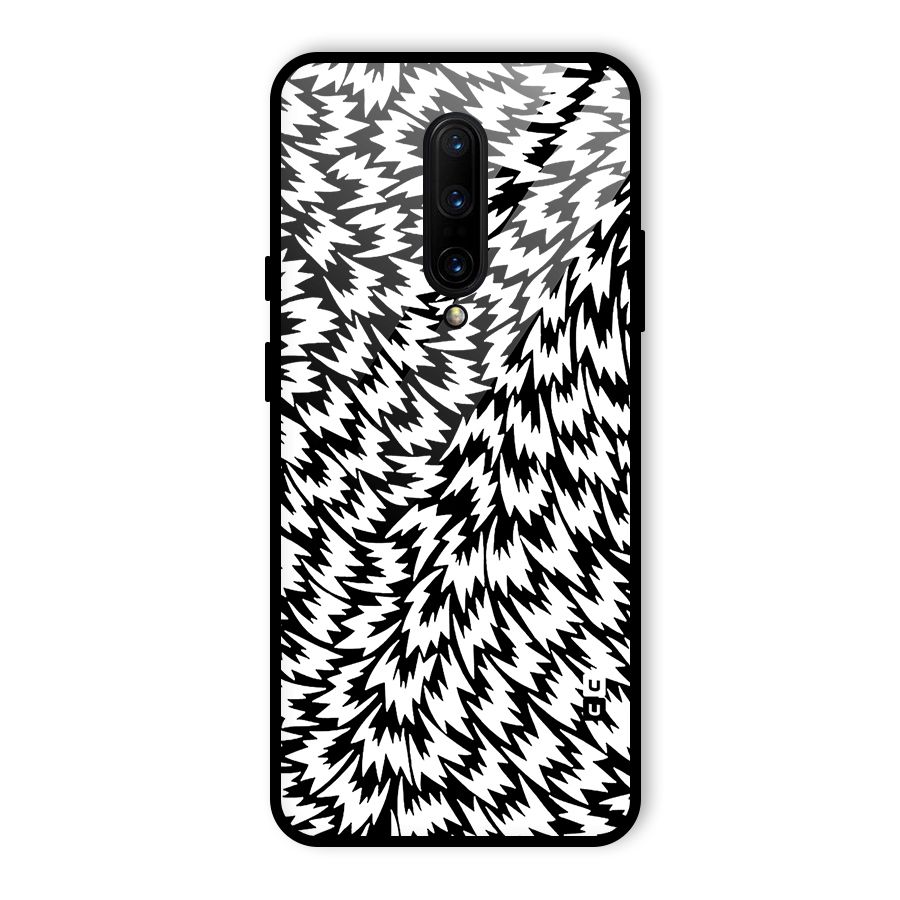 Lion Abstract Art Pattern Glass Back Case for OnePlus 7 Pro