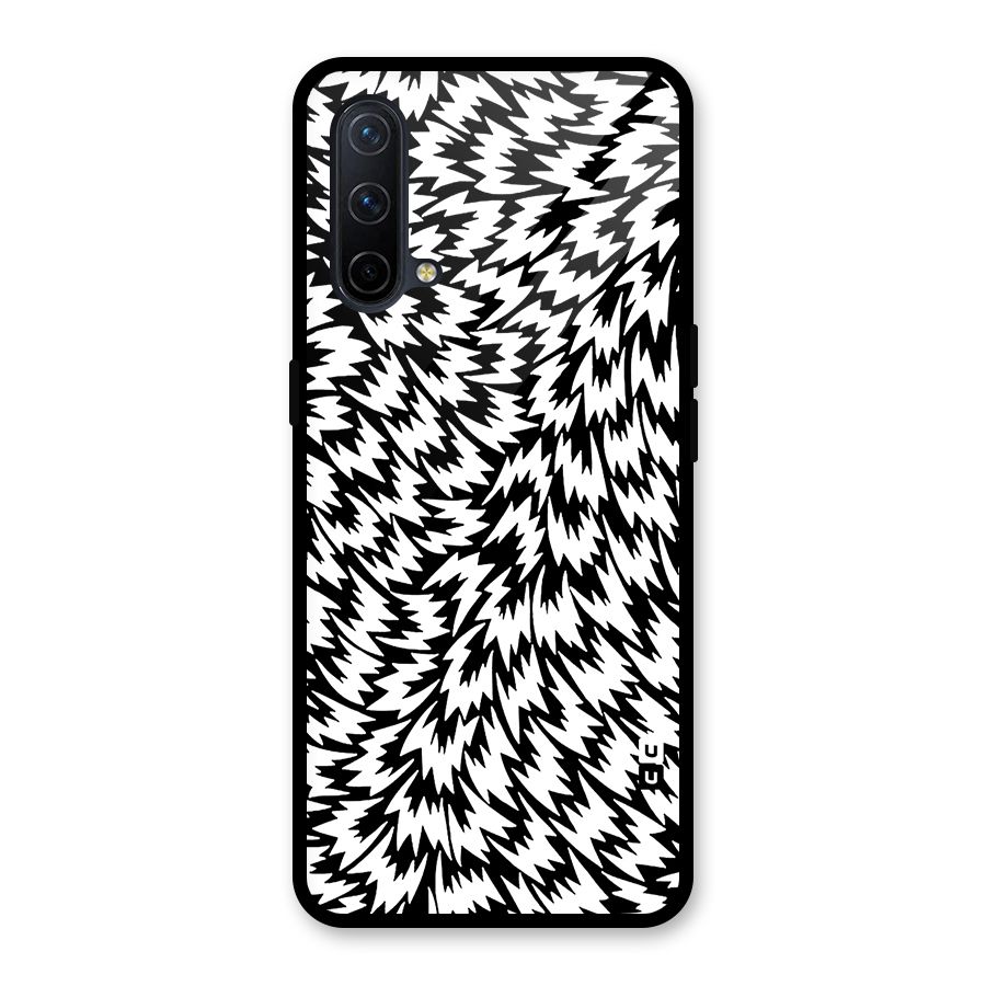 Lion Abstract Art Pattern Glass Back Case for OnePlus Nord CE 5G